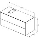 IDEAL STANDARD T3944Y4 WT-Unterschrank Conca, 2 Ausz&uuml;ge,