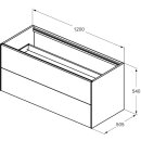 IDEAL STANDARD T3945Y1 WT-Unterschrank Conca, 2 Ausz&uuml;ge,