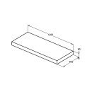 IDEAL STANDARD T3952Y1 Konsole Conca, 1200x505x80mm, Wei&szlig;