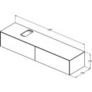 IDEAL STANDARD T3986Y2 WT-Unterschrank Conca, 2 Ausz&uuml;ge,