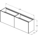 IDEAL STANDARD T3996Y4 WT-Unterschrank Conca, 2 Ausz&uuml;ge,