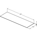 IDEAL STANDARD T4202DG Waschtischplatte Conca, aus Keramik,