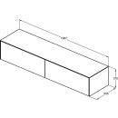 IDEAL STANDARD T4316Y3 WT-Unterschrank Conca, 2 Ausz&uuml;ge,