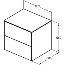 IDEAL STANDARD T4321Y2 WT-Unterschrank Conca, 2 Ausz&uuml;ge,