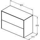 IDEAL STANDARD T4328Y2 WT-Unterschrank Conca, 2 Ausz&uuml;ge,