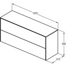 IDEAL STANDARD T4330Y1 WT-Unterschrank Conca, 2 Ausz&uuml;ge,