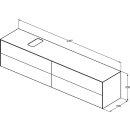 IDEAL STANDARD T4337Y1 WT-Unterschrank Conca, 4...