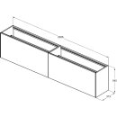 IDEAL STANDARD T4339Y5 WT-Unterschrank Conca, 2 Ausz&uuml;ge,