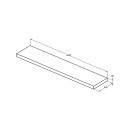 IDEAL STANDARD T4342Y1 Konsole Conca, 2400x505x80mm, Wei&szlig;