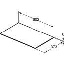 IDEAL STANDARD T4344DG Waschtischplatte Conca, aus Keramik,