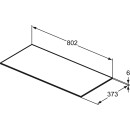 IDEAL STANDARD T4345DG Waschtischplatte Conca, aus Keramik,