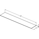 IDEAL STANDARD T4349DG Waschtischplatte Conca, aus Keramik,