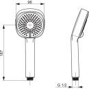 Hansa 44620500 Handbrause HANSABASICJET Style 4462