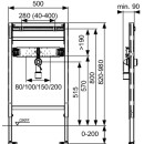 TECE 9310018 TECEprofil Waschtischmodul