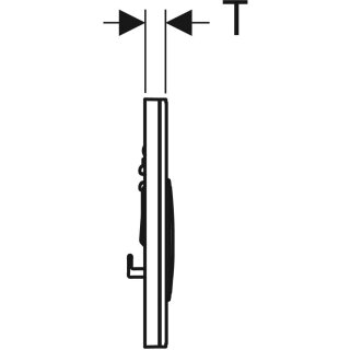 Geberit 115651JM1 Sigma21 BetPl., für 2-Mengen-Spülung