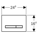 Geberit 115671JV2 Sigma50 BetPl., f&uuml;r 2-Mengen-Sp&uuml;lung
