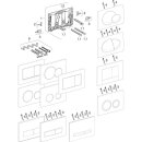 Geberit 115672112 Sigma50 BetPl., f&uuml;r 2-Mengen-Sp&uuml;lung