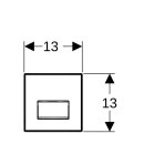 Geberit 116016JK5 Typ 50 UR-Strg., pneum. Sp&uuml;lausl&ouml;sung