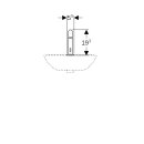 Geberit 116187211 Piave WT-Arm., Standmontage, Netz