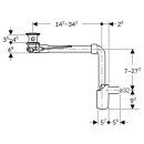 Geberit 152072211 WT Ablauf d32 Raumsparmodell mit