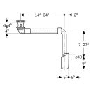 Geberit 152092211 WT Ablauf d40 Raumsparmodell mit