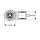 Geberit 154057001 DBD-Abl. f. Bodenblg. Vinyl (PVC),