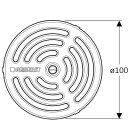 Geberit 154317001 Rost verschraubbar, rund