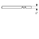 Geberit 154317001 Rost verschraubbar, rund