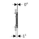 Geberit 242813JK1 Sigma70 BetPl., f&uuml;r 2-Mengen-Sp.