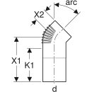 Geberit 312014141 Silent-db20 Bogen 45Gr