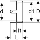 Geberit 348335002 Rohrschott90 Plus EN d160