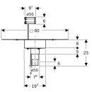Geberit 359361001 Pluvia Dachdurchf&uuml;hrung m.Brandschutz