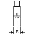 Geberit 371841001 Rohrschelle mit Gewindemuffe G1 1/4