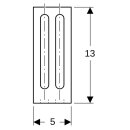 Geberit 461185001 GIS Montagewinkel lang 13x13x6