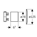 Geberit 610024213 Set Blindrosette, G 2"