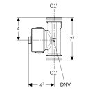 Geberit 616217002 Temperatur- und Volumenstromsensor