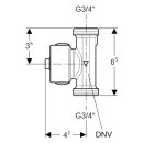 Geberit 616225001 Temperatur- und Volumenstromsensor