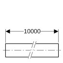 Geberit 619191001 Systemrohr PB, Rollenware