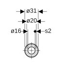 Geberit 619221001 Systemrohr ML, in Schutzrohr