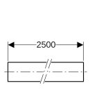 Geberit 619242001 Systemrohr PB, in Schutzrohr