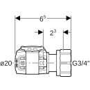 Geberit 619261221 FlowFit Anschluss f&uuml;r Eurokonus