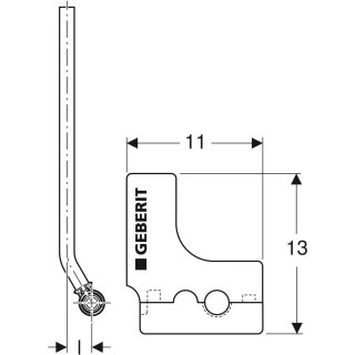 Geberit 619420221 FlowFit Metallrohr-Anschluss-T-Stück