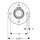 Geberit 619616001 FlowFit Flansch PN6, mit Presseinheit