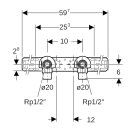 Geberit 619641001 FlowFit Anschlusswinkel 90Gr