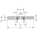 Geberit 619661001 FlowFit Anschlusswinkel 90Gr