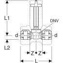 Geberit 619871001 FlowFit UP-Kugelhahn m. Dämmung