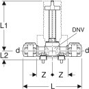 Geberit 619890001 FlowFit UP-Kugelhahn m. D&auml;mmung