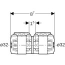 Geberit 620013001 FlowFit Kupplung PPSU, d32