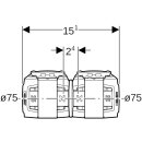 Geberit 620017001 FlowFit Kupplung PPSU, d75