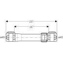 Geberit 620024001 raccord long FlowFit en laiton silicon&eacute;-bronze, d40